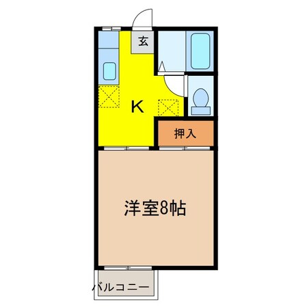 グランデュール米山の物件間取画像